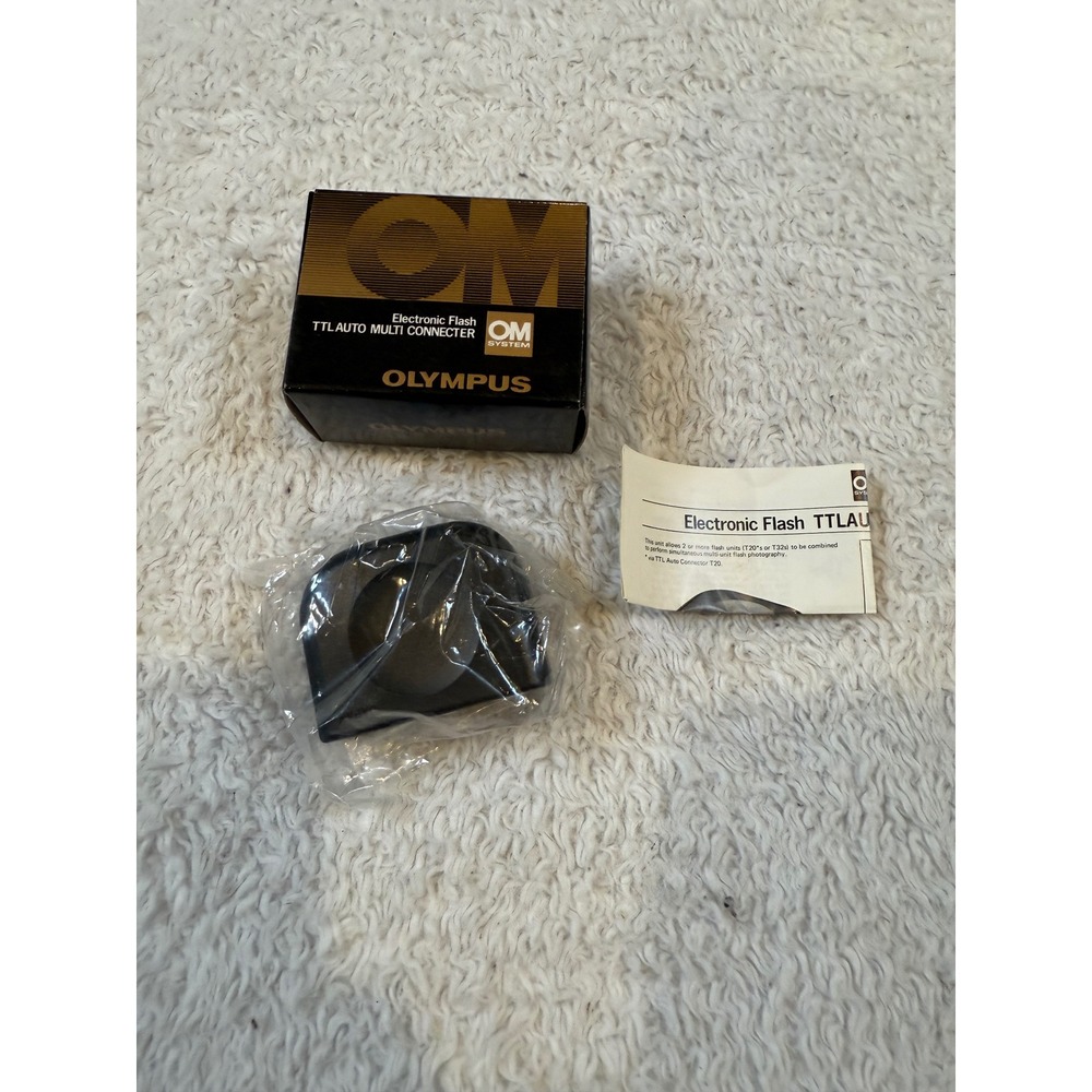 Olympus OM System Electronic Flash TTL Auto Multi Connector Vintage Camera Part